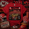 Kansas City Chiefs Arrowhead Nights Graphic Tee | GEHA Field at Arrowhead Stadium | NFL Fan Shirt | Chiefs Kingdom | Gameday Shirt