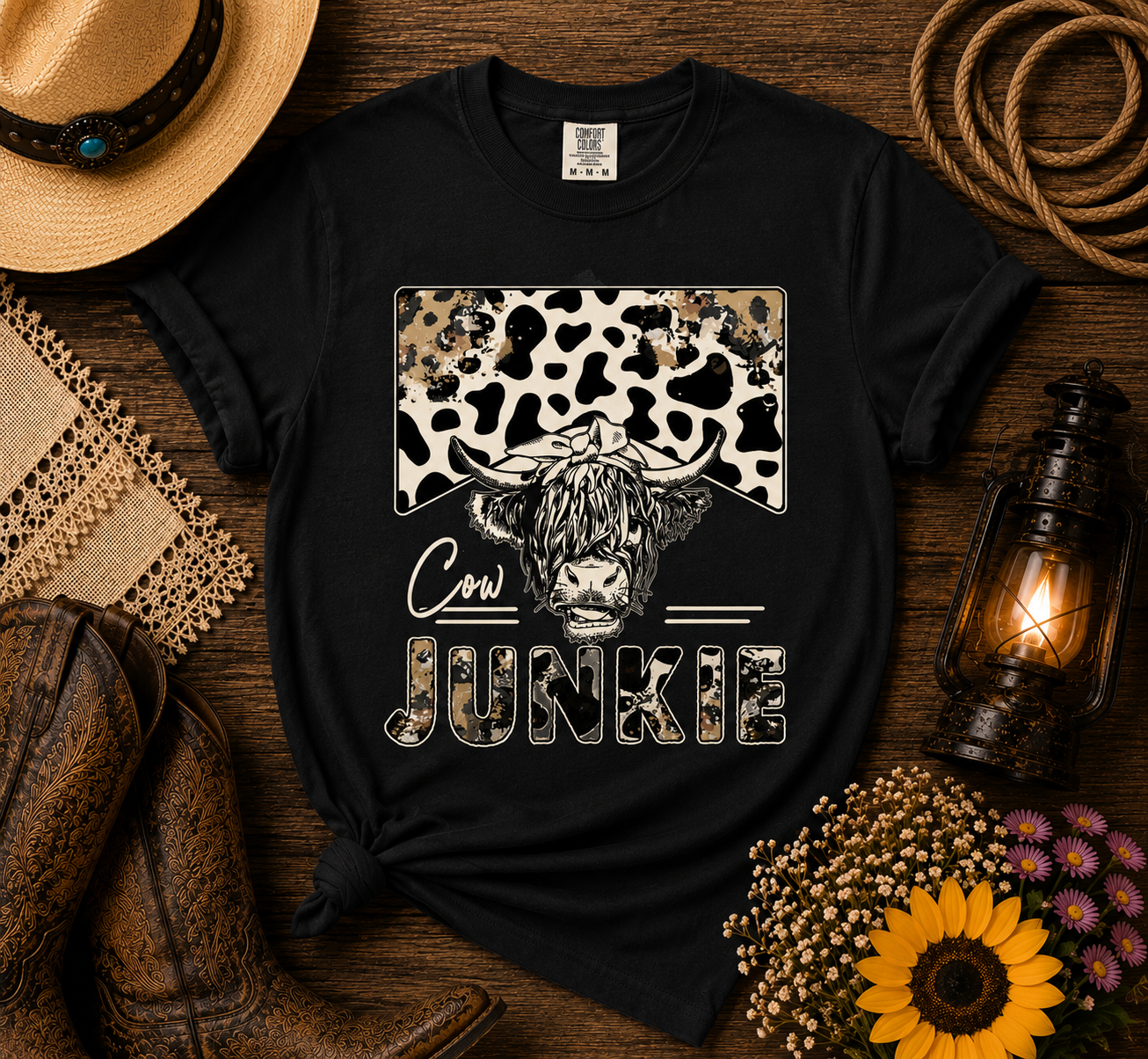 Cow Junkie Graphic Tee