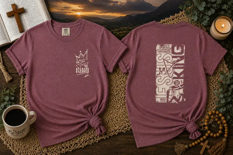 Jesus Is King Front & Back Graphic Tee