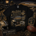 New Orleans Saints Football Graphic Tee | Caesars Superdome | Who Dat Nation | NOLA Gameday Shirt