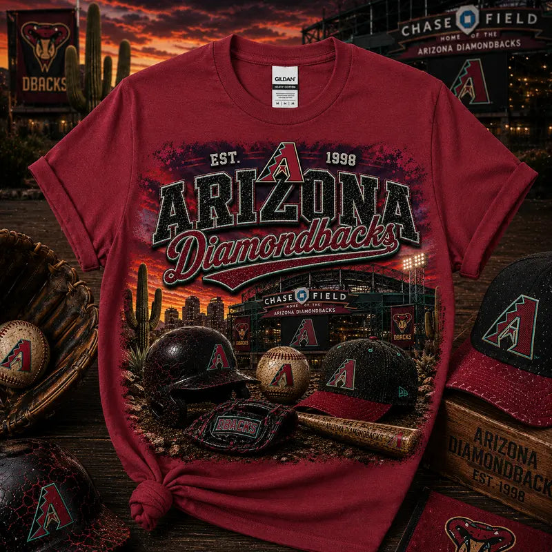 Arizona Diamondbacks Chase Field Graphic Tee