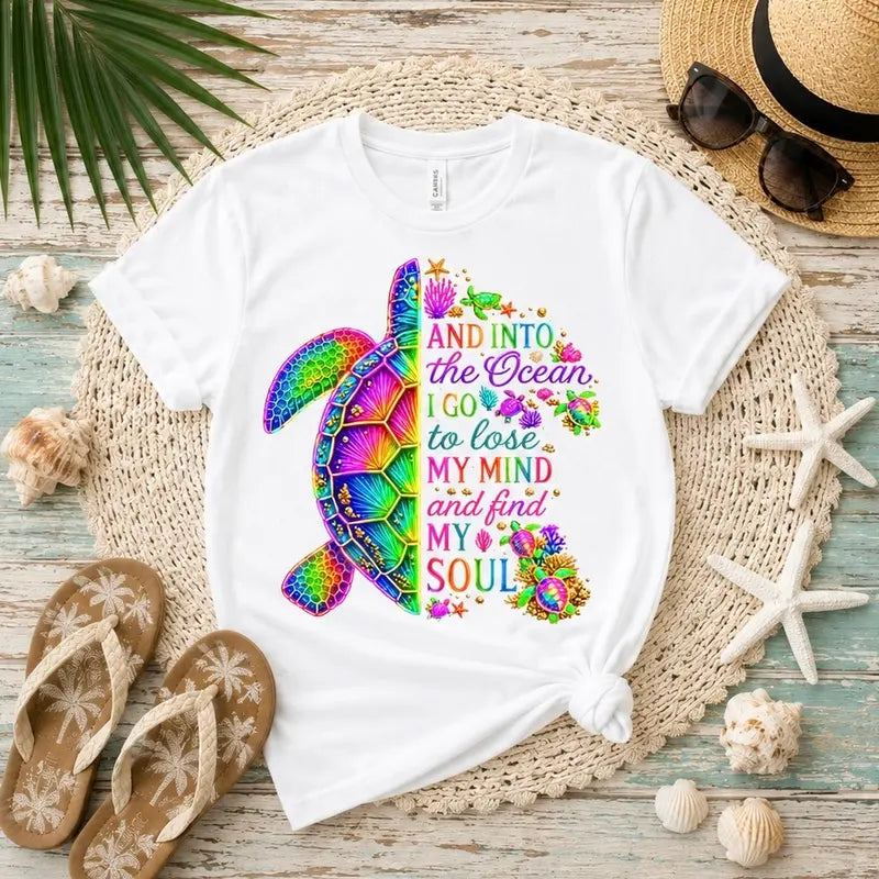And Into The Ocean I Go Graphic Tee