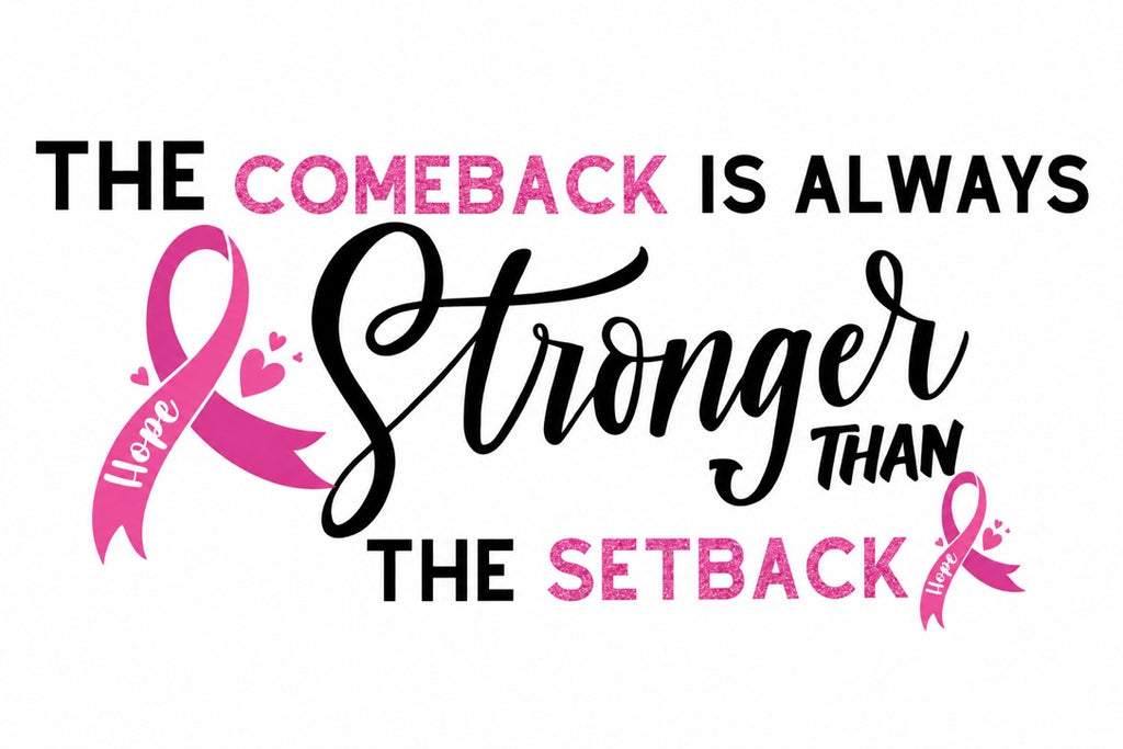 The Comeback Is Always Stronger Breast Cancer Awareness Graphic Tee