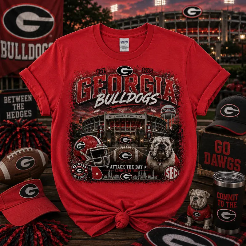 Georgia Bulldogs | Sanford Stadium Graphic Tee