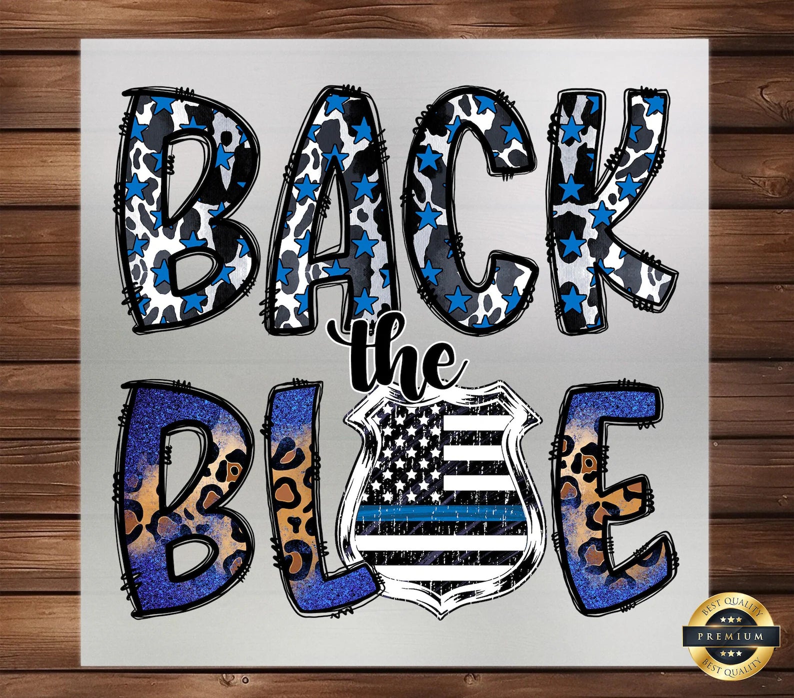 Back The Blue Graphic Tee