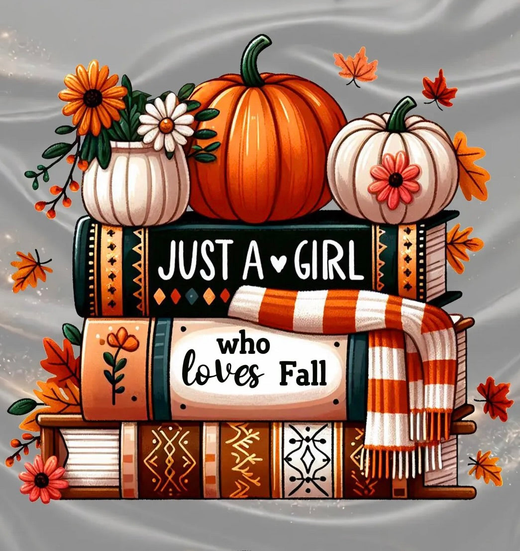 Just a Girl Who Loves Fall Graphic Tee