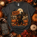 Boo Dachshund Halloween Graphic Tee