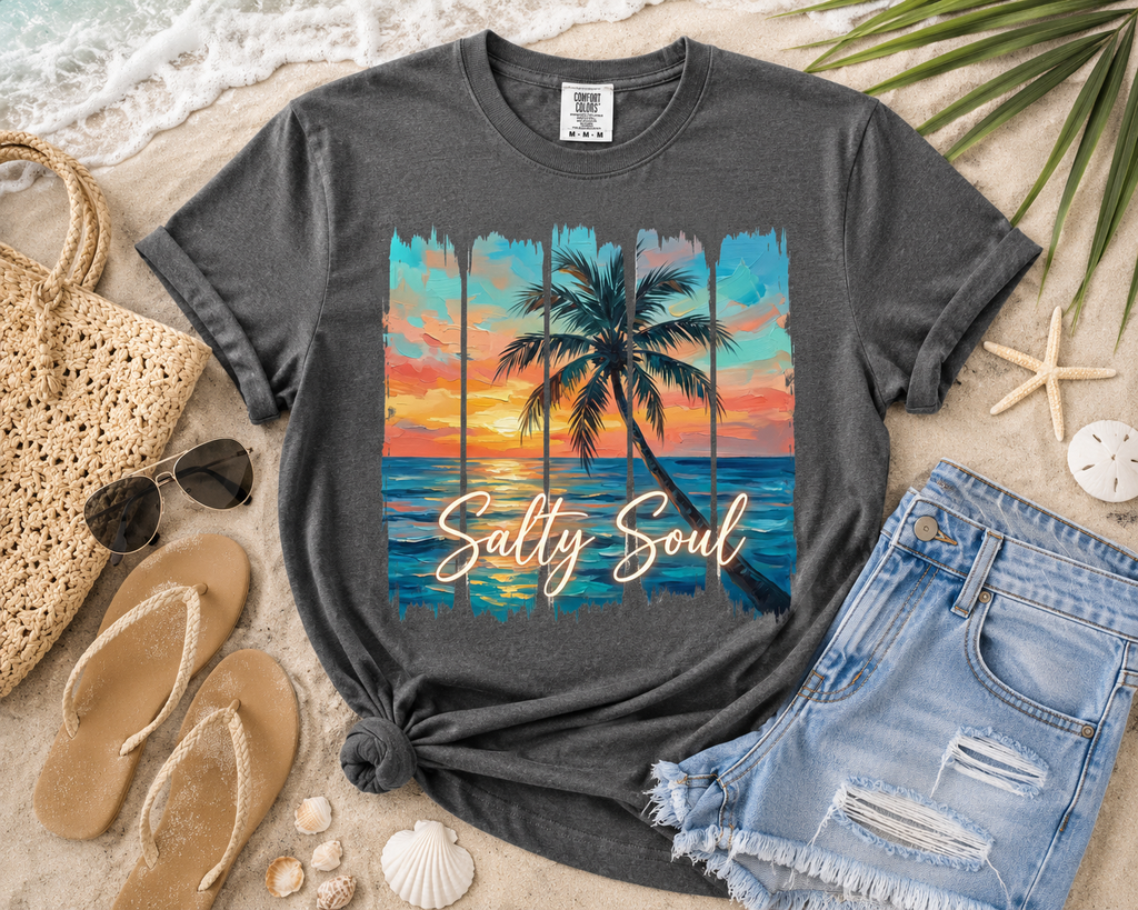 Salty Soul Beach Graphic Tee