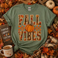 Fall Vibes Pumpkin Graphic Tee | Cozy Autumn Shirt