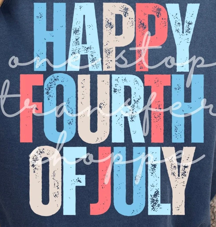 Happy Fourth of July Graphic Tee