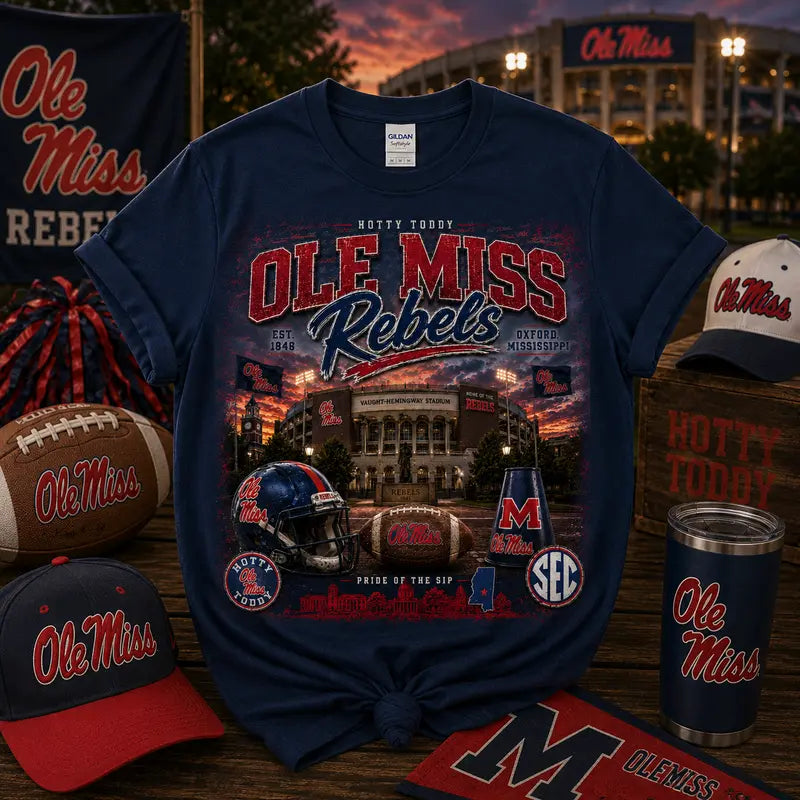Ole Miss Rebels | Vaught-Hemingway Stadium Graphic Tee
