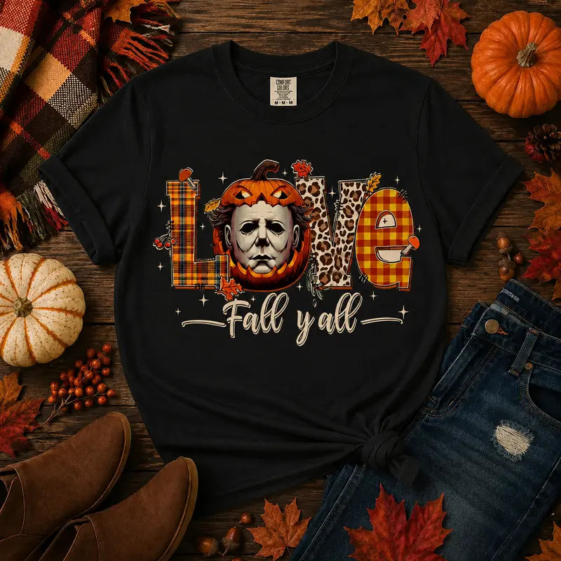Love Fall Y'all Michael Graphic Tee
