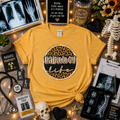 Radiology Life Leopard Print Graphic Tee