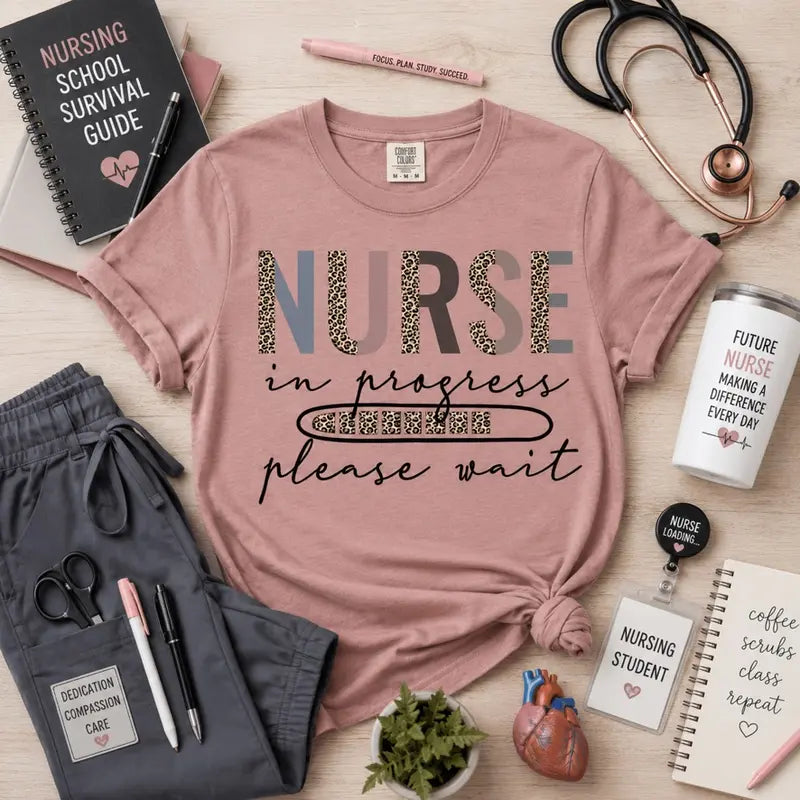 Nurse In Progress Graphic Tee