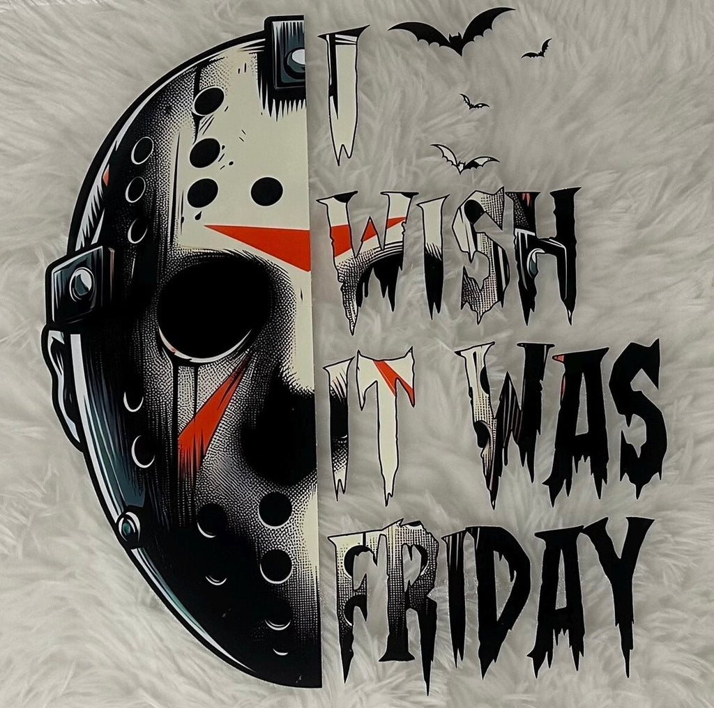 I Wish It Was Friday Halloween Graphic Tee