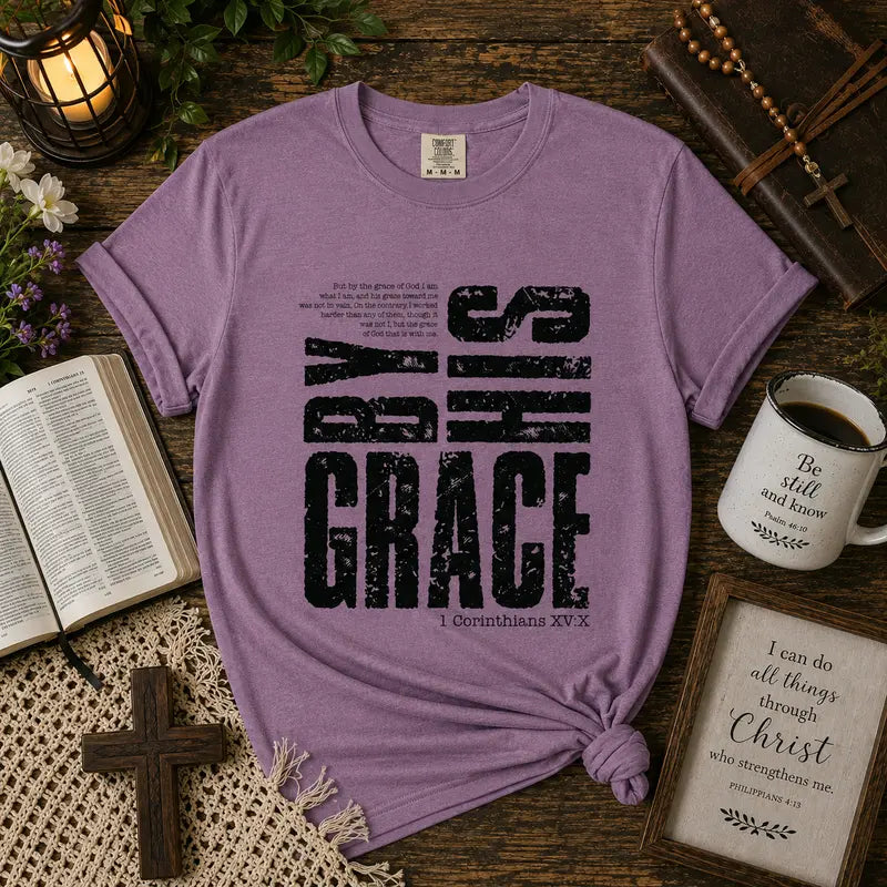 By the Grace of God Faith Graphic Tee