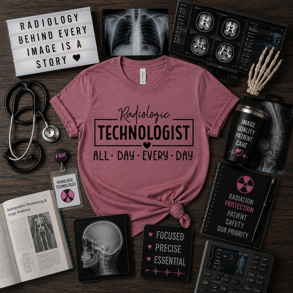 Radiologic Technologist All Day Every Day Graphic Tee