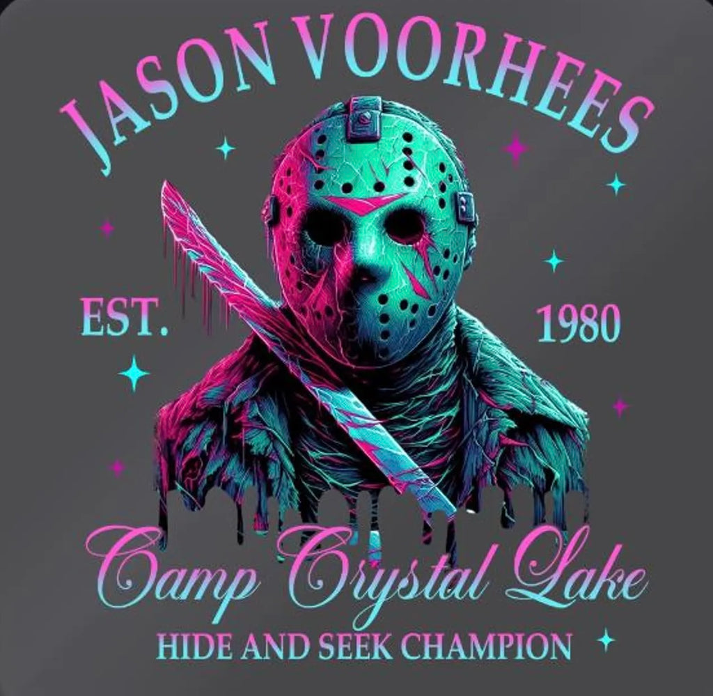 Jason Voorhees Camp Crystal Lake Halloween Graphic Tee