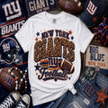New York Giants Leopard Football Graphic Tee