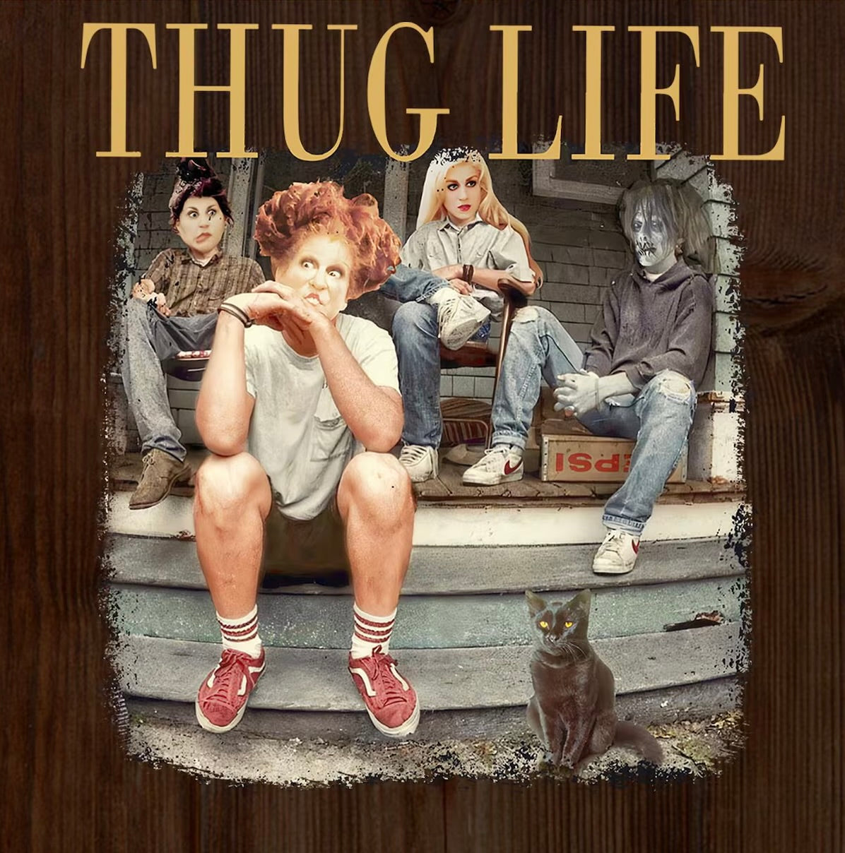 Thug Life Halloween Squad Graphic Tee