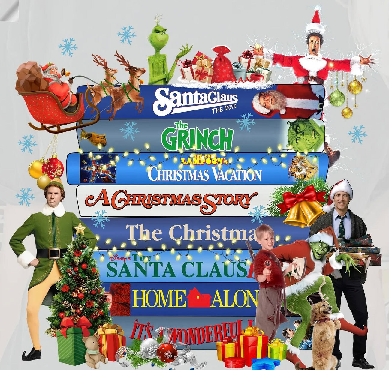 Christmas Movie Marathon Graphic Tee