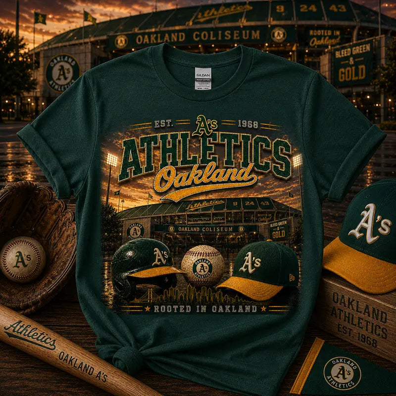 Oakland Athletics Oakland Coliseum Graphic Tee