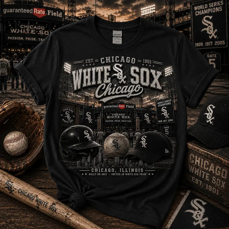 Chicago White Sox Guaranteed Rate Field Graphic Tee
