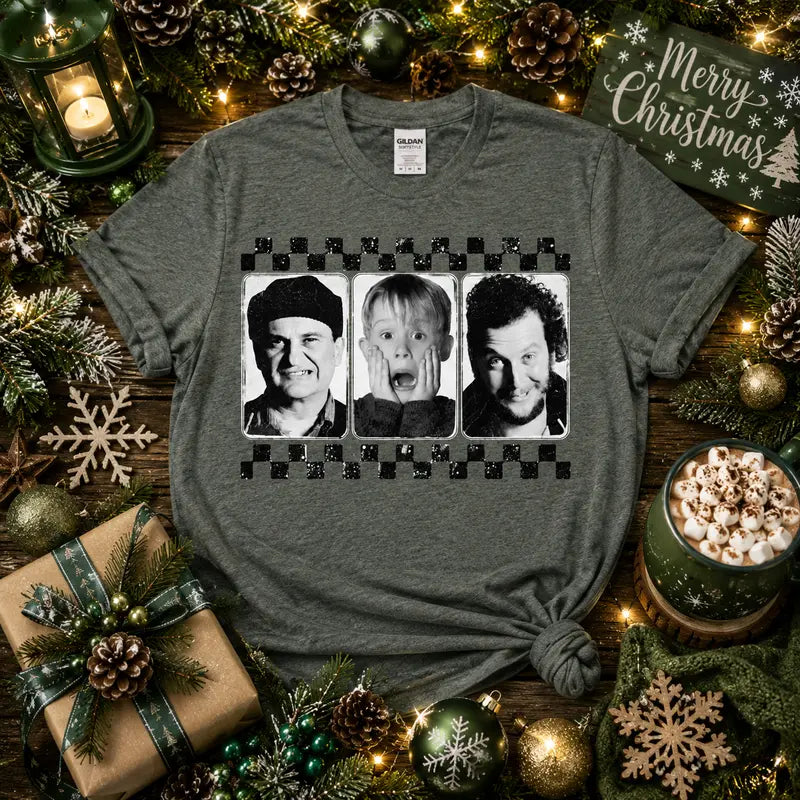 Home for the Holidays Christmas Movie Graphic Tee