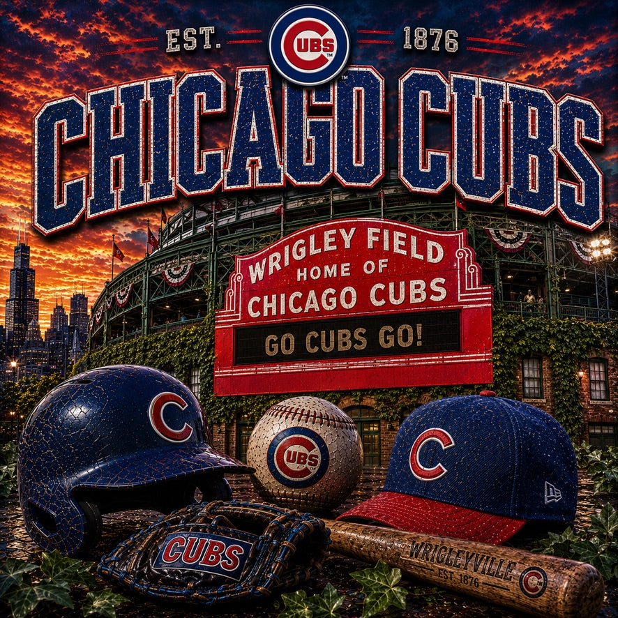 Chicago Cubs Wrigley Field Graphic Tee