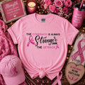 The Comeback Is Always Stronger Breast Cancer Awareness Graphic Tee