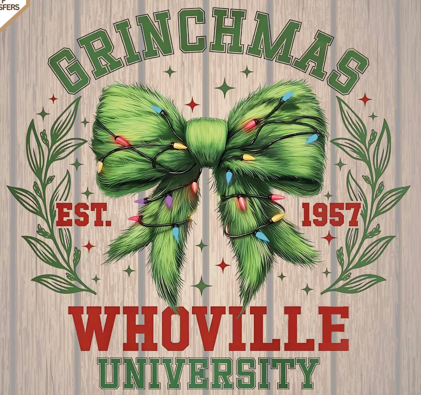 Grinchmas Whoville University Graphic Tee