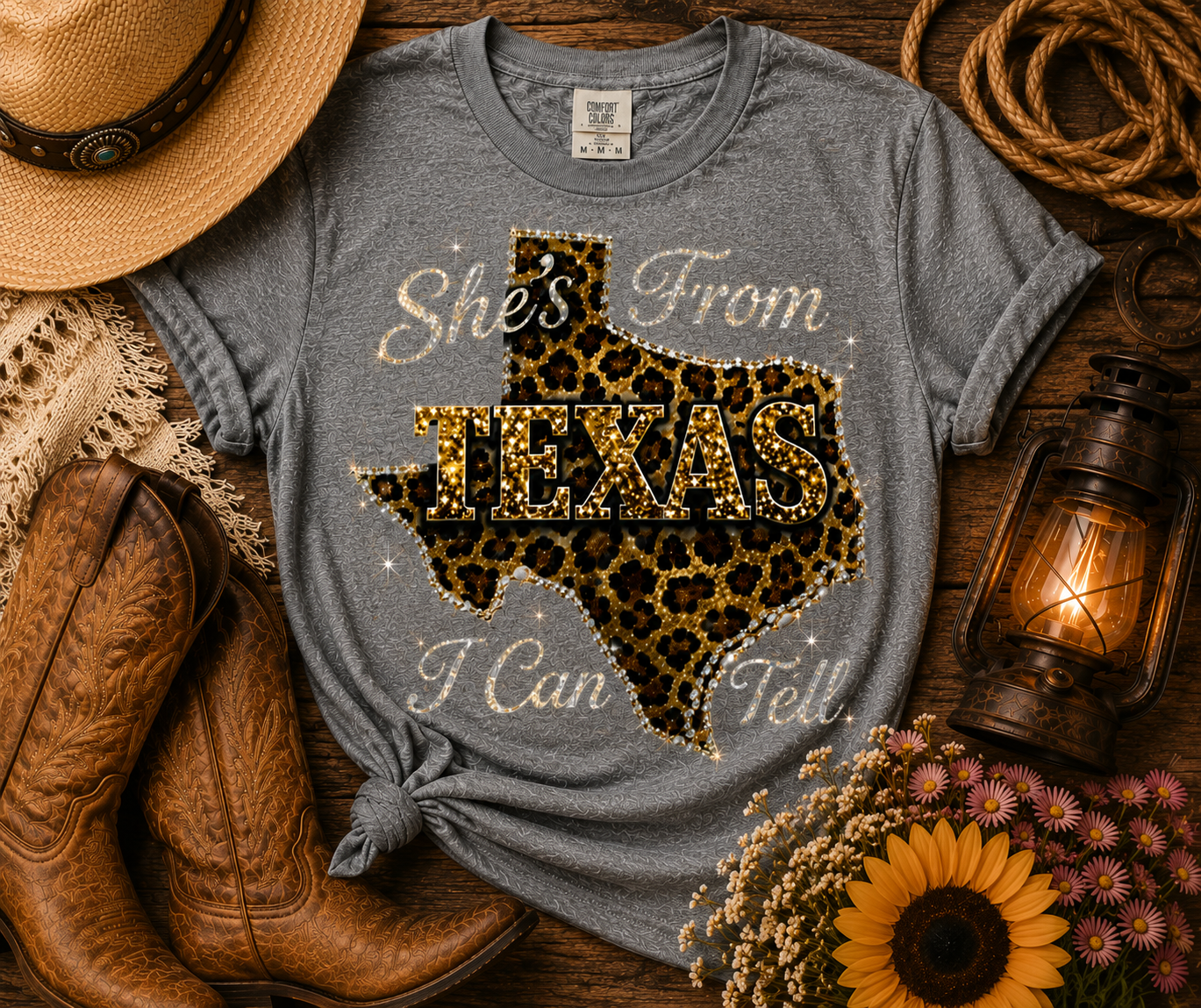 She's From Texas, I Can Tell Graphic Tee