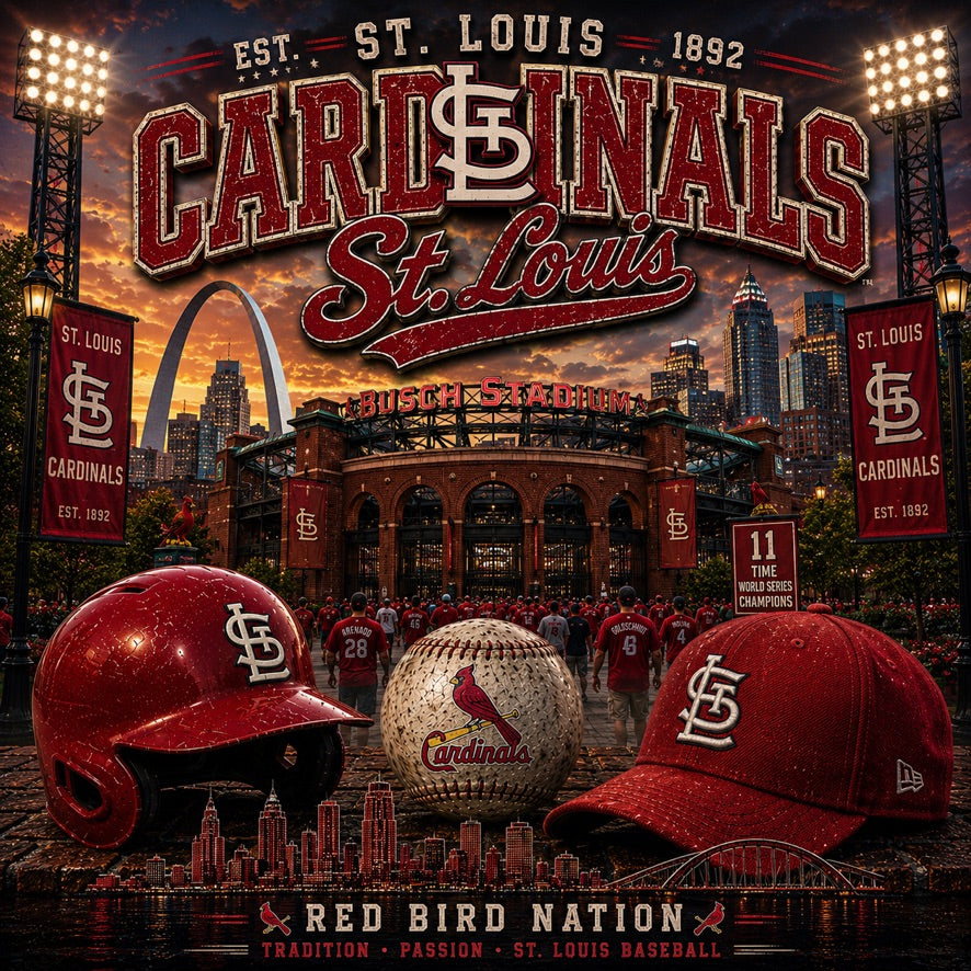 St. Louis Cardinals Busch Stadium Graphic Tee