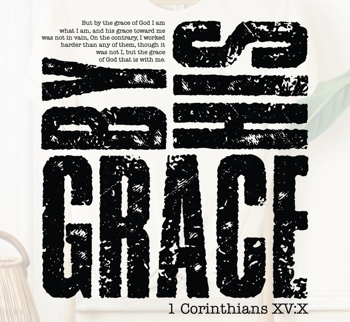 By the Grace of God Faith Graphic Tee