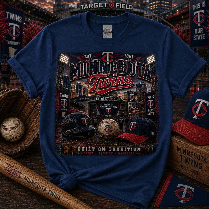 Minnesota Twins Target Field Graphic Tee