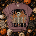 Spooky Season Skeleton Halloween Graphic Tee