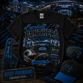 Carolina Panthers Keep Pounding Graphic Tee | Charlotte Football Shirt | Panthers Gameday Tee