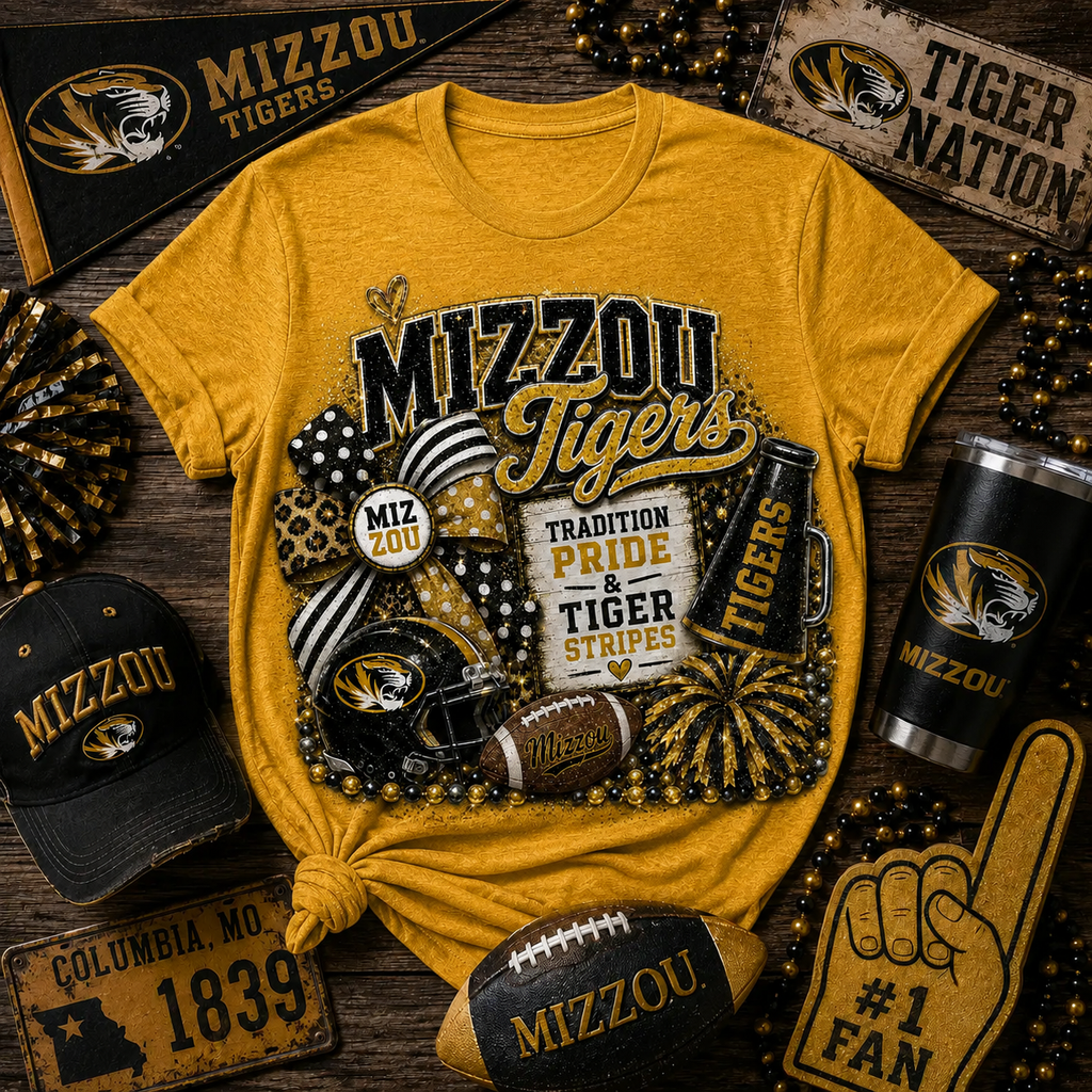 Tradition, Pride & Tiger Stripes Graphic Tee