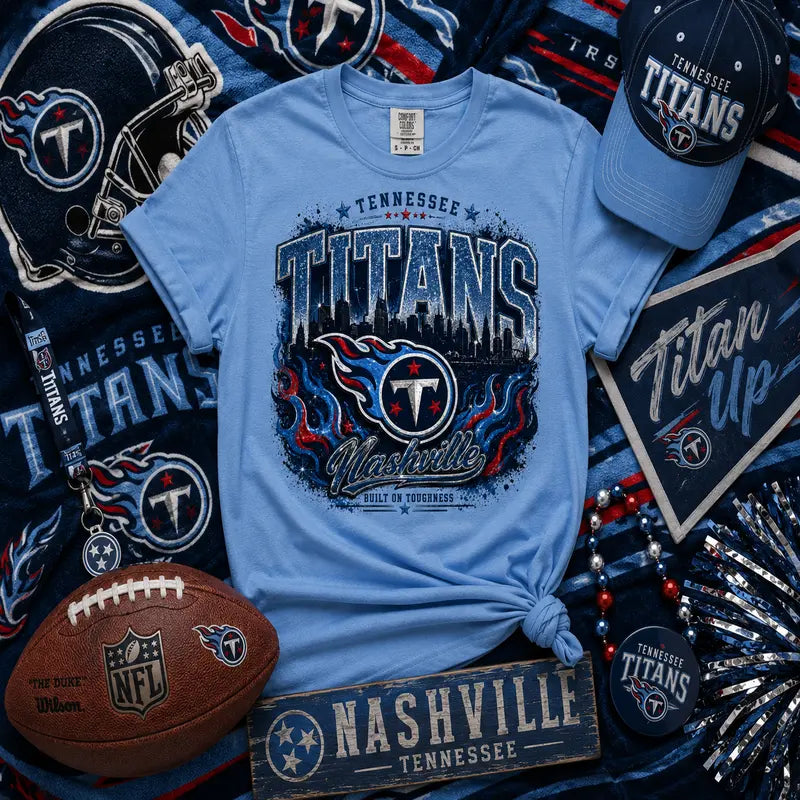 Tennessee Titans Nashville Football Graphic Tee