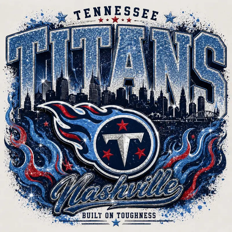 Tennessee Titans Nashville Football Graphic Tee