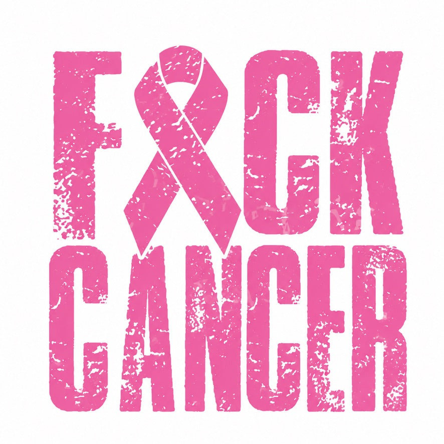 F*ck Cancer Breast Cancer Awareness Graphic Tee