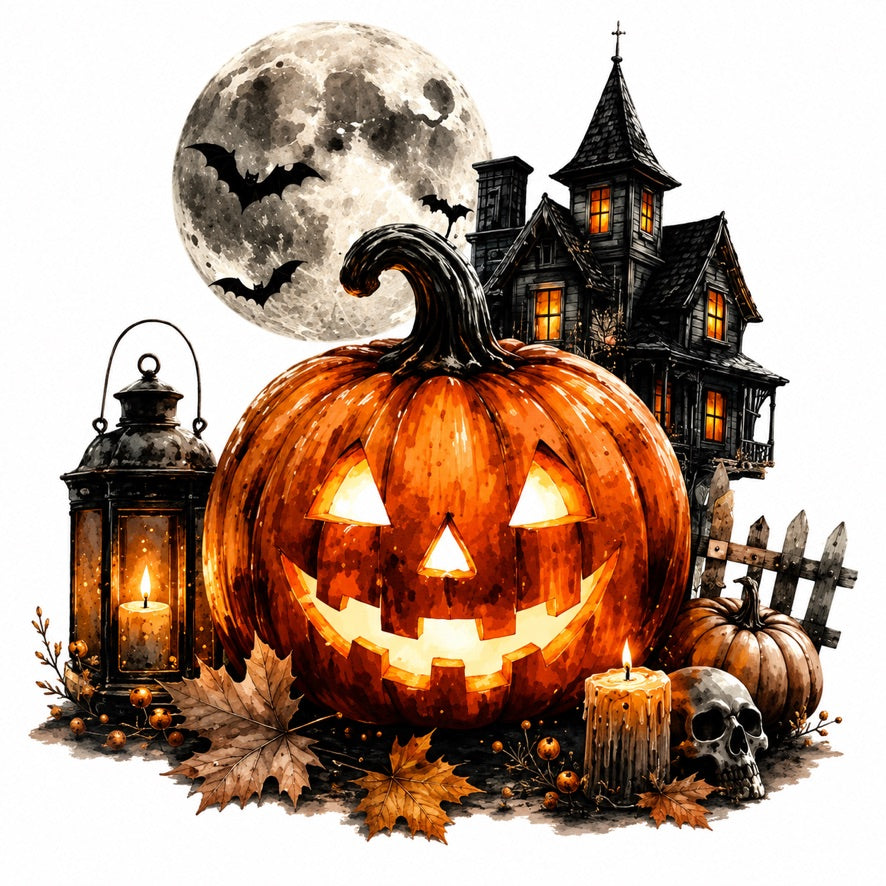Haunted Pumpkin Graphic Tee