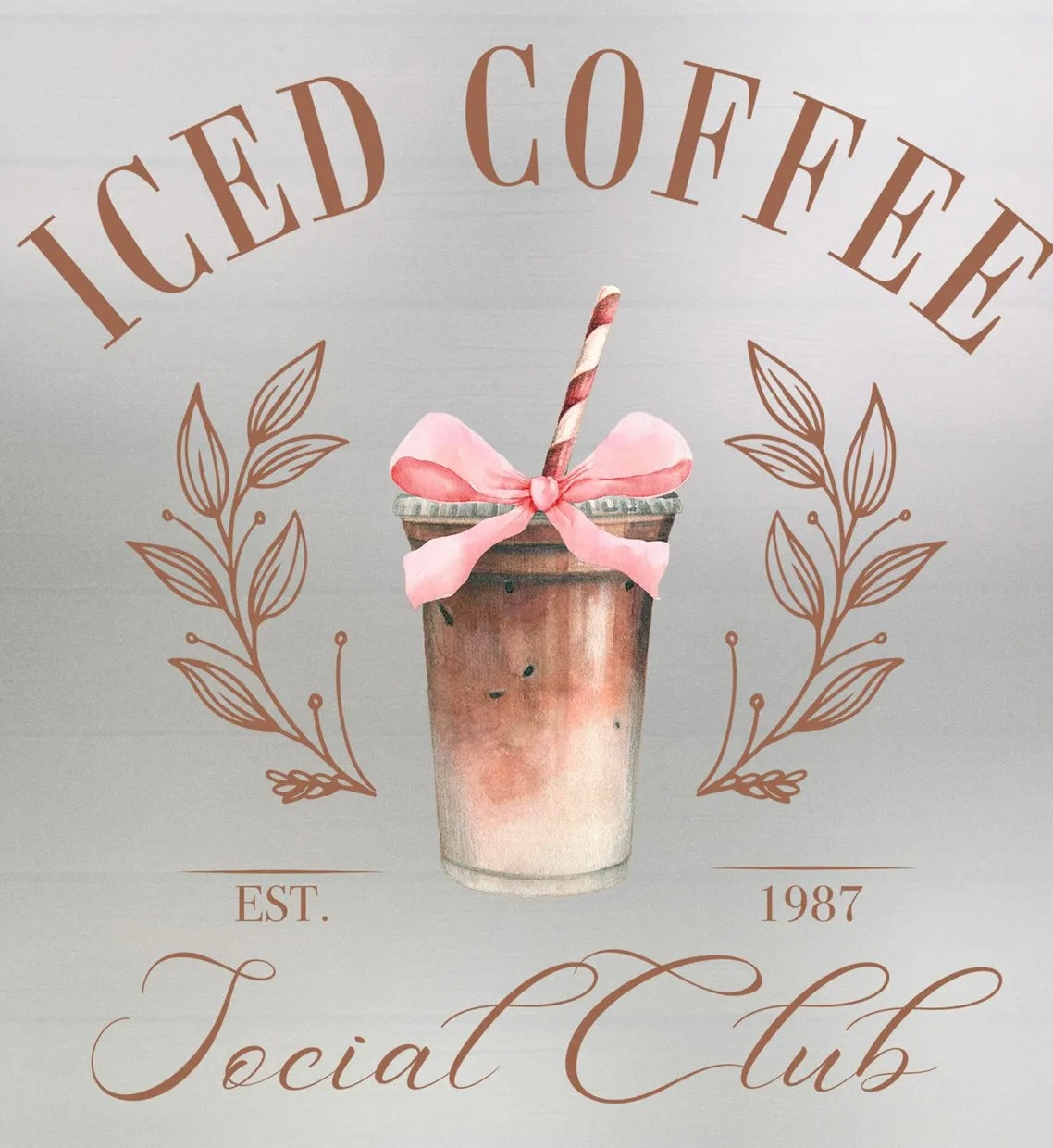 Iced Coffee Social Club Graphic Tee