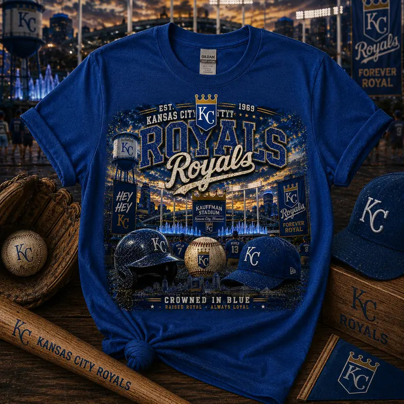 Kansas City Royals Kauffman Stadium Graphic Tee