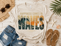Happiness Comes in Waves Graphic Tee