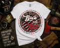 Back the Red Firefighter Graphic Tee