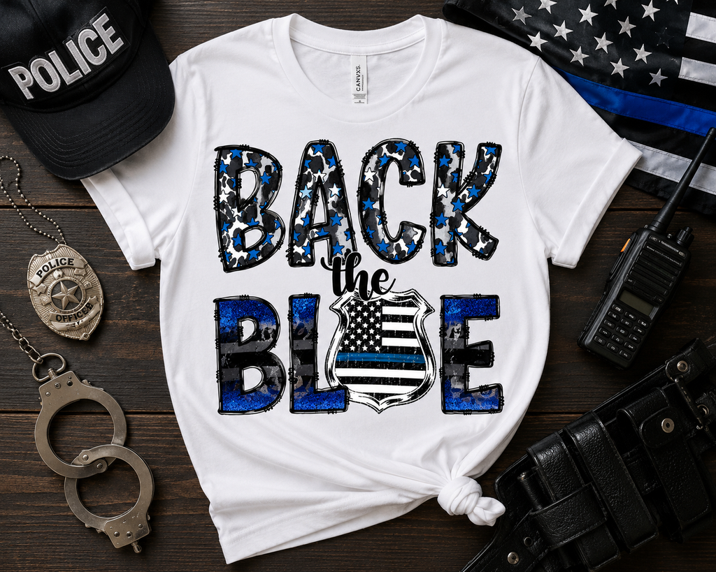 Back The Blue Graphic Tee