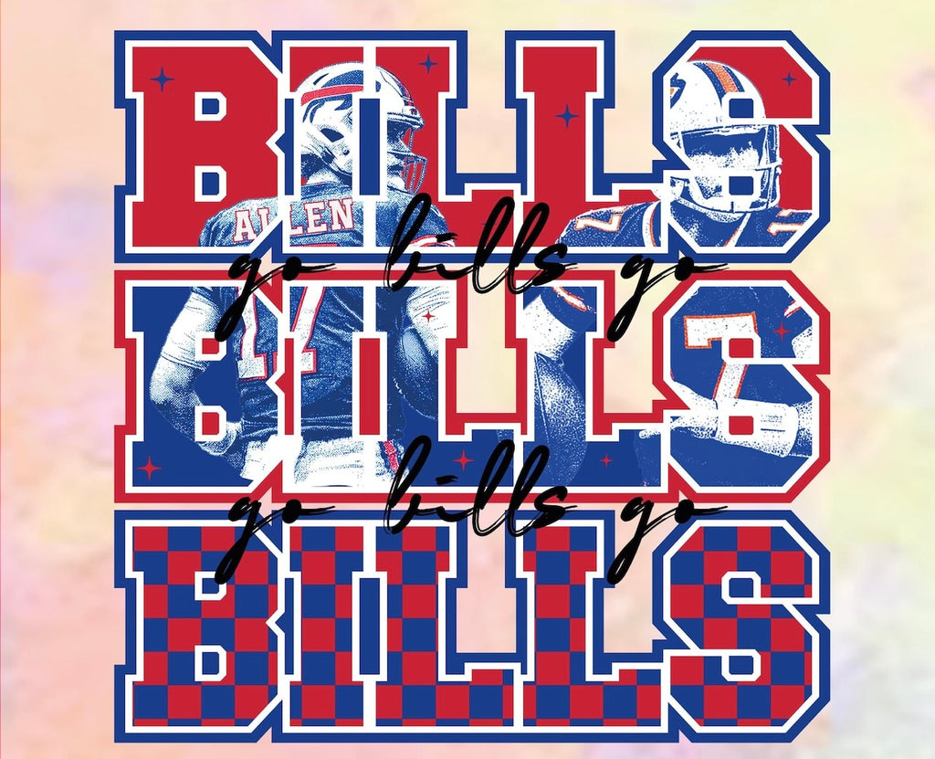 Go Bills Buffalo Football Graphic Tee