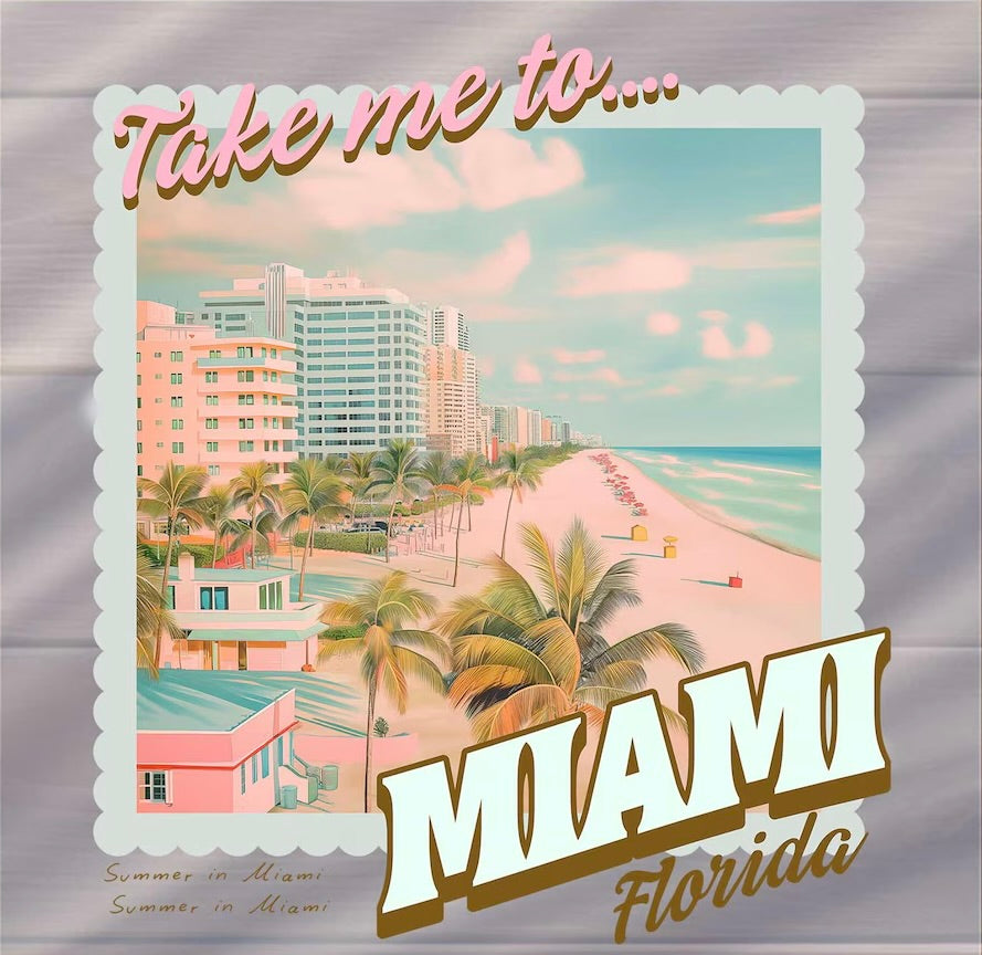 Take Me To Miami Graphic Tee
